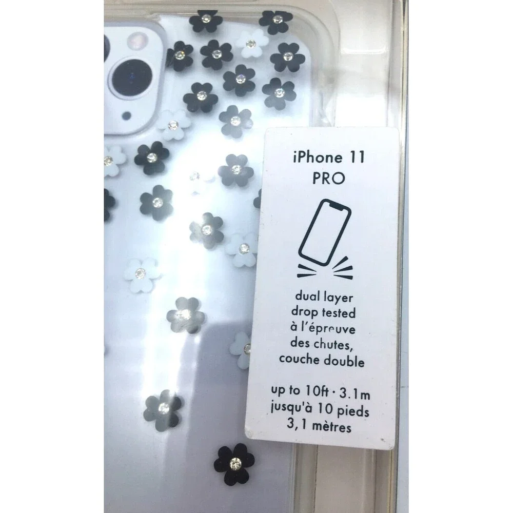 Kate Spade Defensive Hardshell Case for iPhone 11 Pro Scattered Flowers NIB